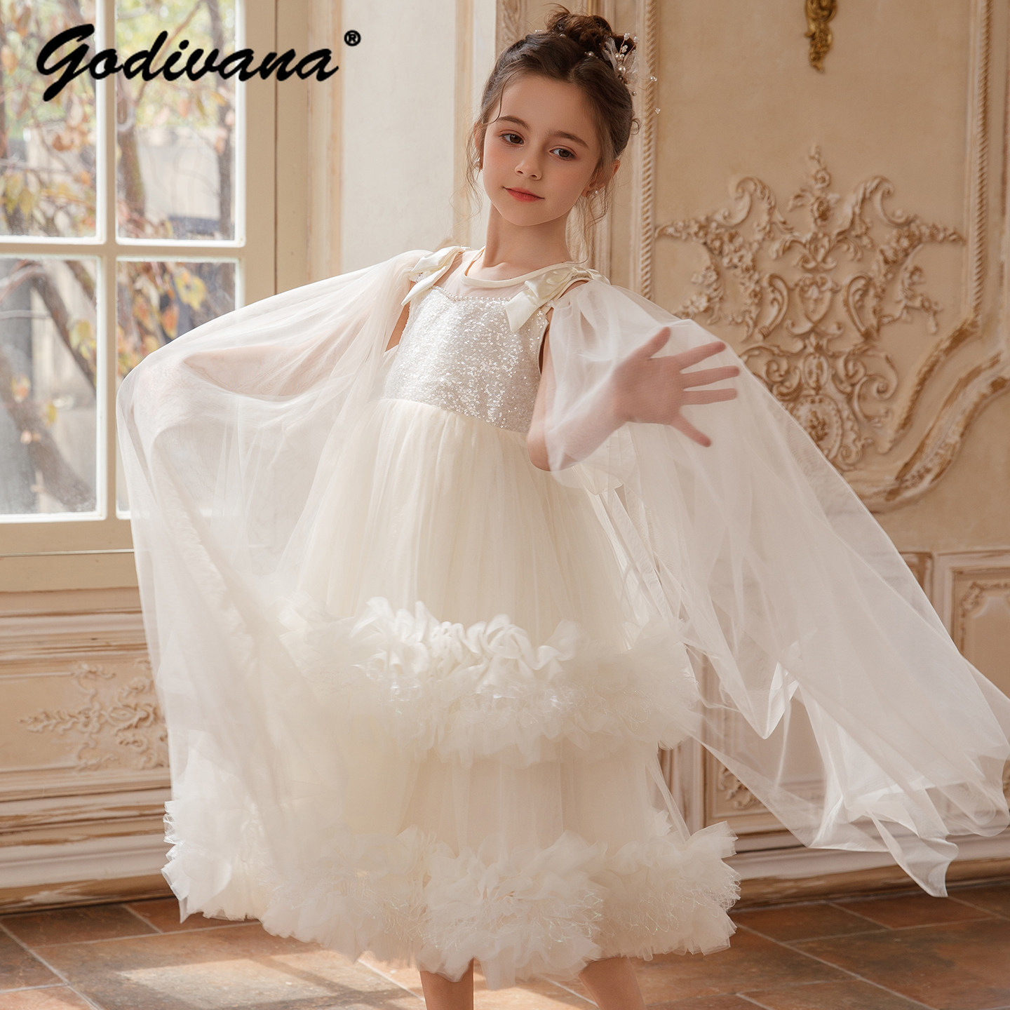 Baby Clothing Dresser - Abito da Principessa in Tulle con