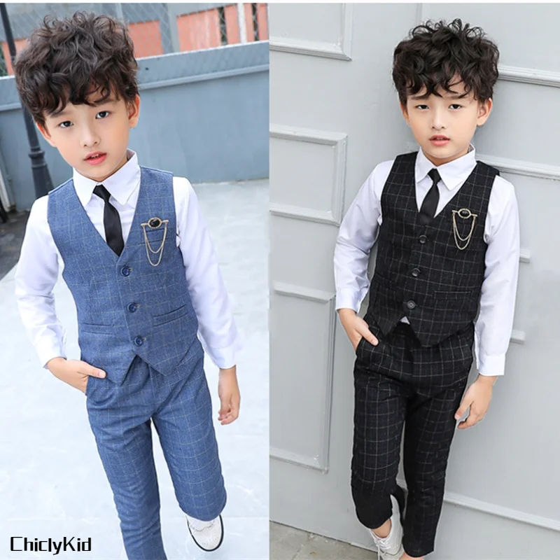 Baby Clothing Dividers - Ragazzo gilet scozzese giacca sportiva gilet