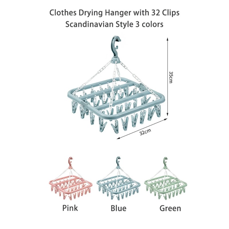 Appendiabiti con 32 clip e app - Baby Clothing Hanging Rack recensione e prezzo